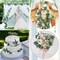 3 Pack (16.8ft) Artificial Willow Leaves Vines Twigs- Fake Silk Hanging Willow Plant Greenery Garland String for Indoor Wedding Party Crowns Wreath Decor, Outdoor Wall Garden Decoration
